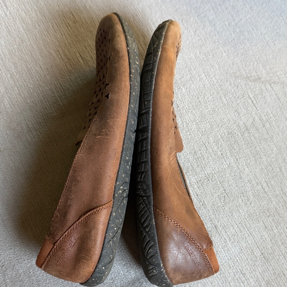Merrell Women's Brown Slip-On Shoes - Picture 5 of 7